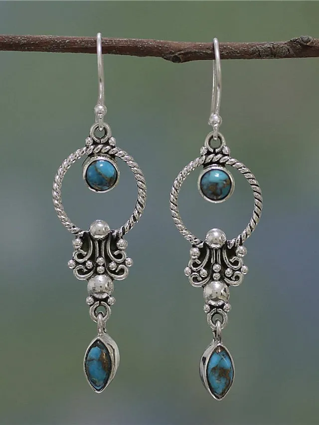 1 Pair Hanging Earrings For Girls' Daily Alloy Classic Wedding for Women