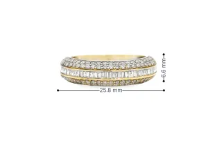 10K Gold 1.35 CTW Diamond Band