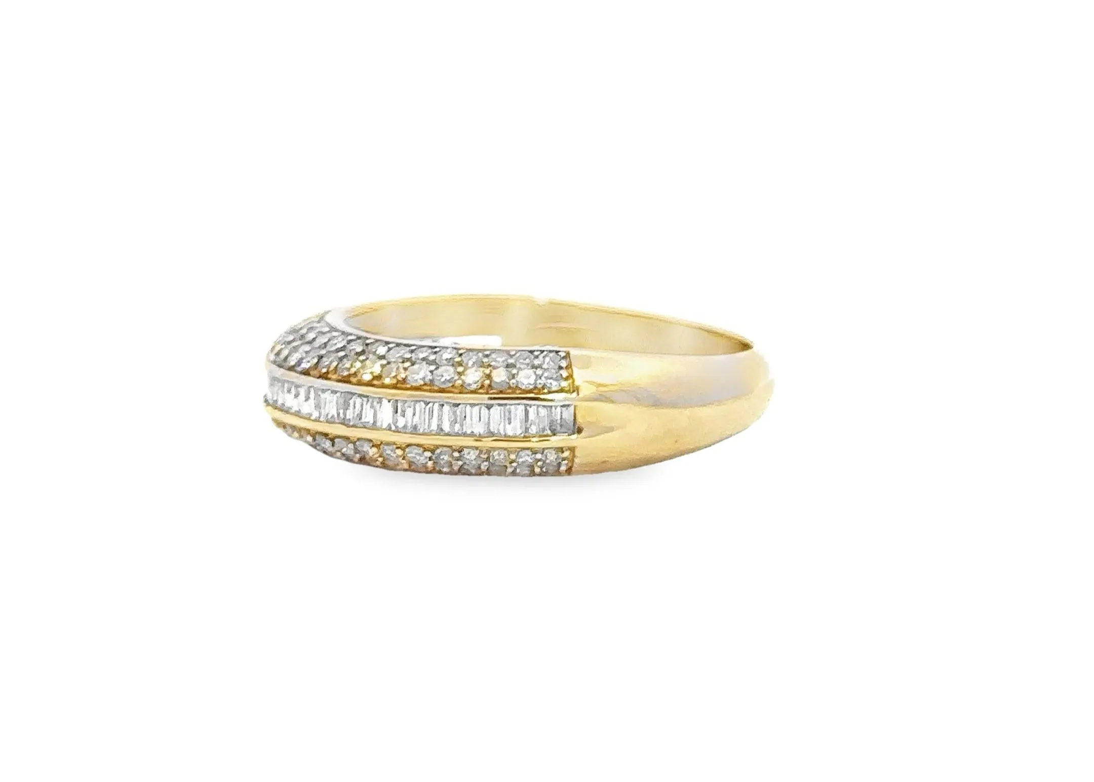 10K Gold 1.35 CTW Diamond Band