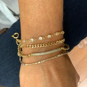 4 Strand Gold Wrap Handmade Bracelet Nakamol
