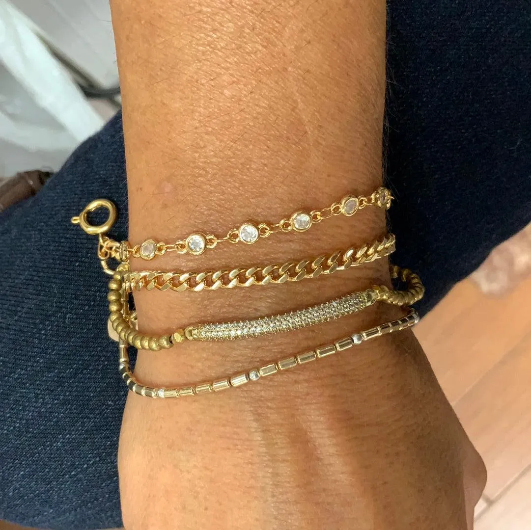 4 Strand Gold Wrap Handmade Bracelet Nakamol