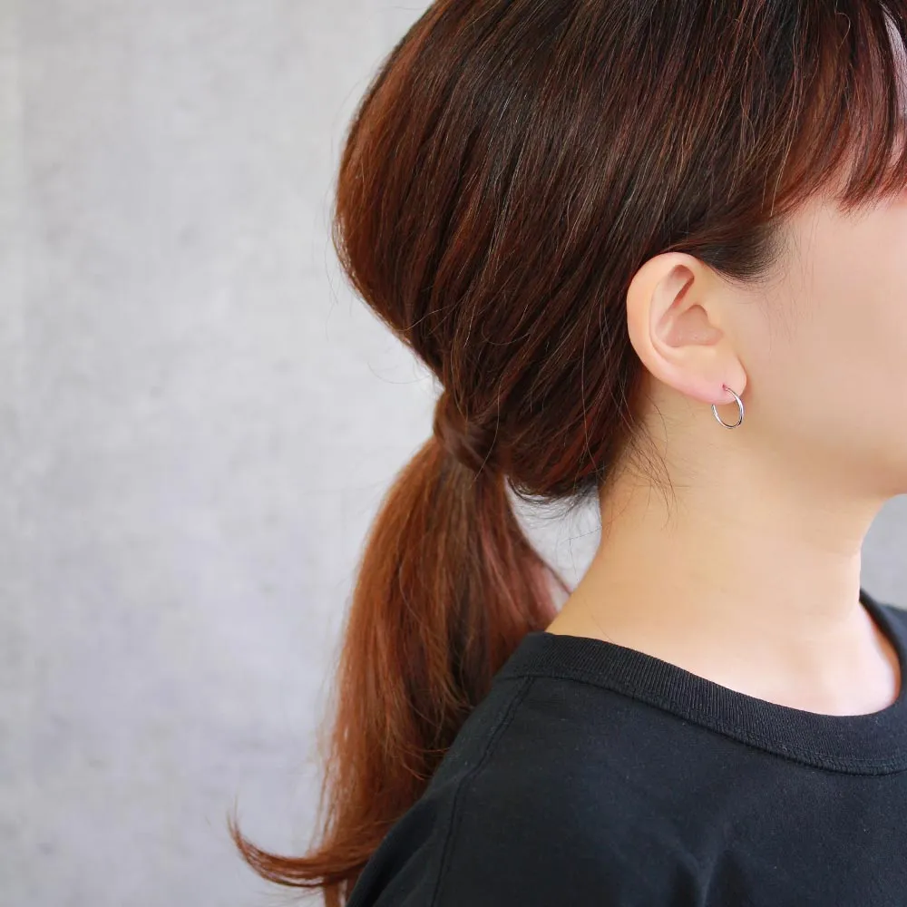 925 Silver Classic Hoop Earrings