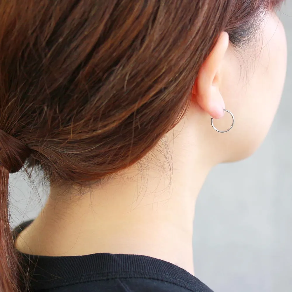 925 Silver Classic Hoop Earrings