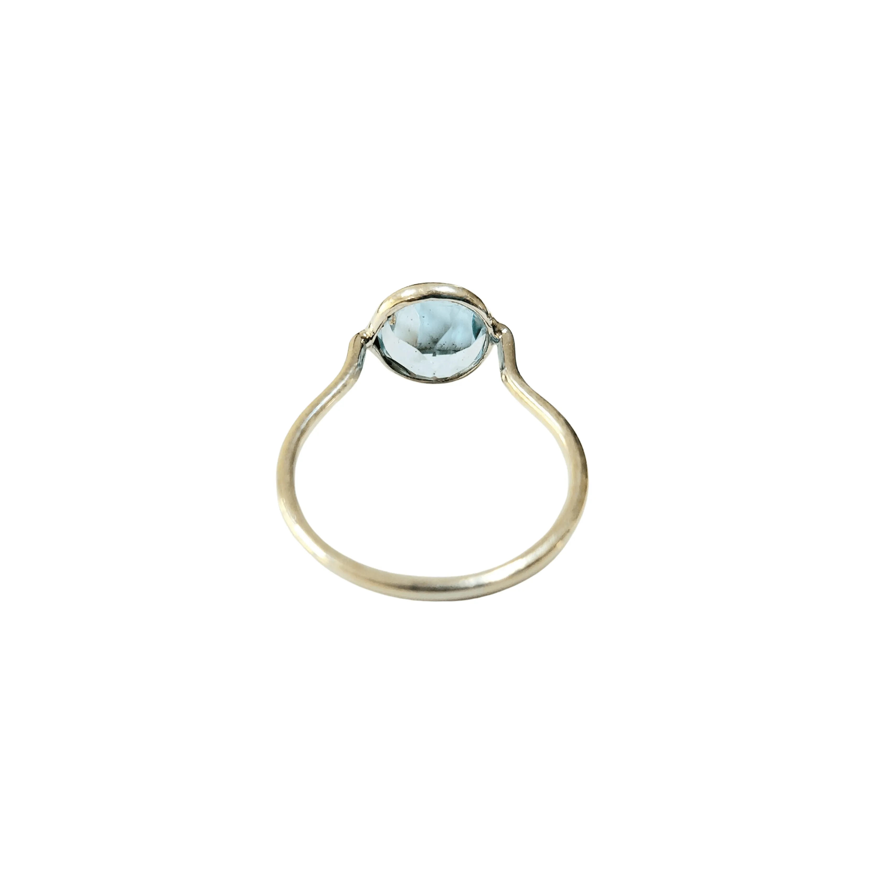 925 Silver Sky Blue Topaz Ring