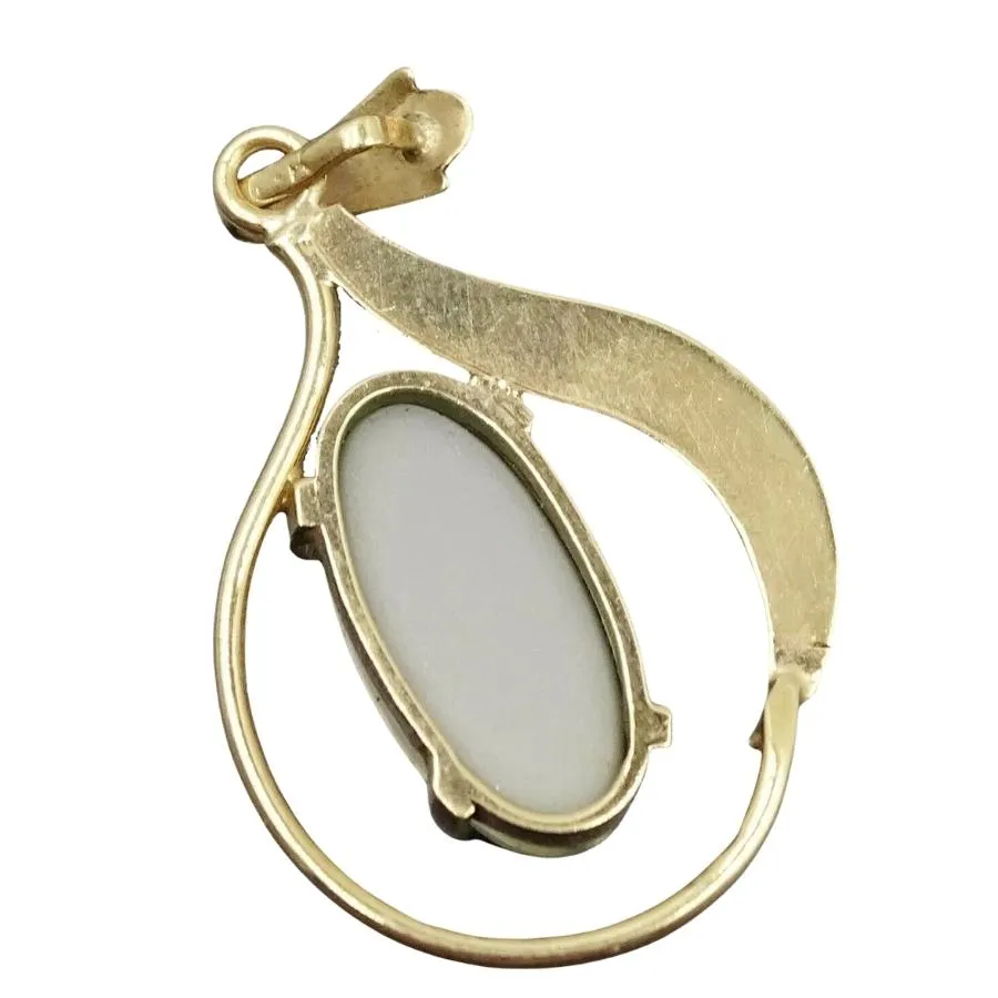 9ct Yellow Gold Opal Triplet Pendant