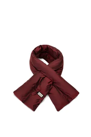 Antique Red Metallic Pillow Scarf
