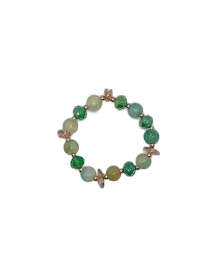 Beautiful Handmade Stone and Glass Beads Bracelets