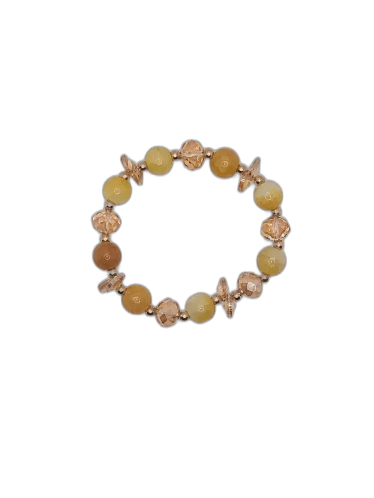 Beautiful Handmade Stone and Glass Beads Bracelets