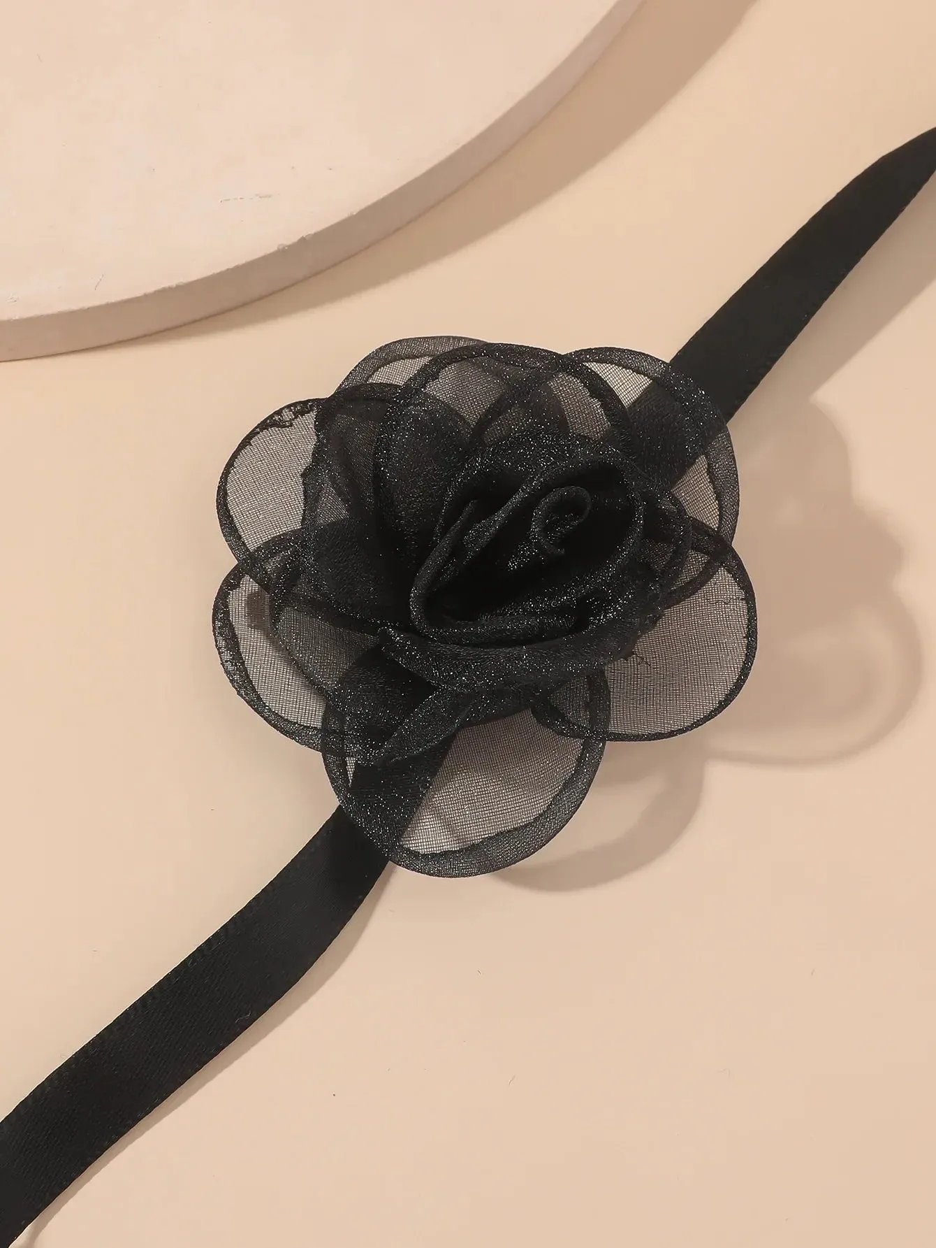 binfenxie Vintage Lace Black Flower Choker Necklace For Women Gothic Strap Clavicle Chain Collar Rock Party Jewelry