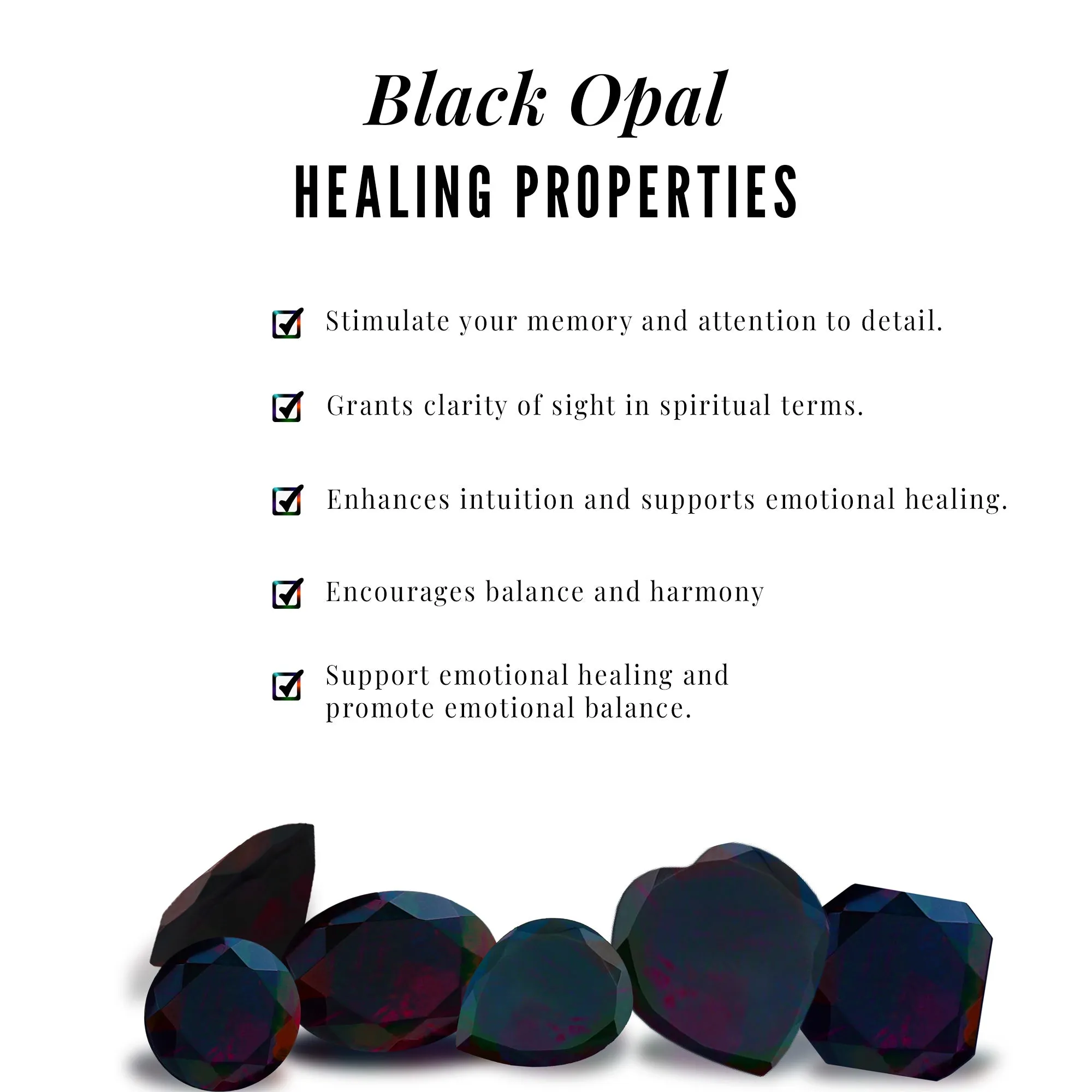 Classic Black Opal and Diamond Bridal Drop Earrings