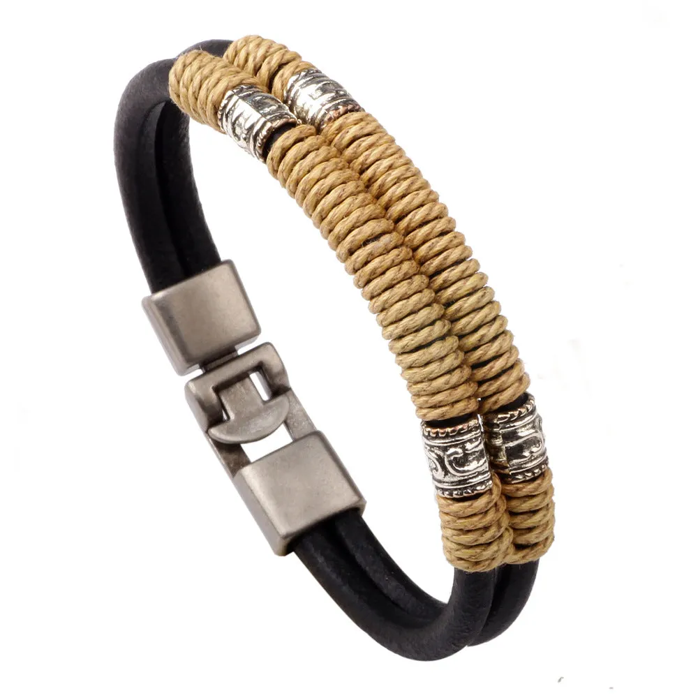 Couples Handmade Multi-layer Winding Bracelet