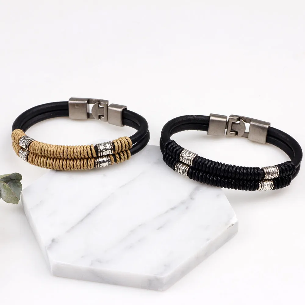 Couples Handmade Multi-layer Winding Bracelet