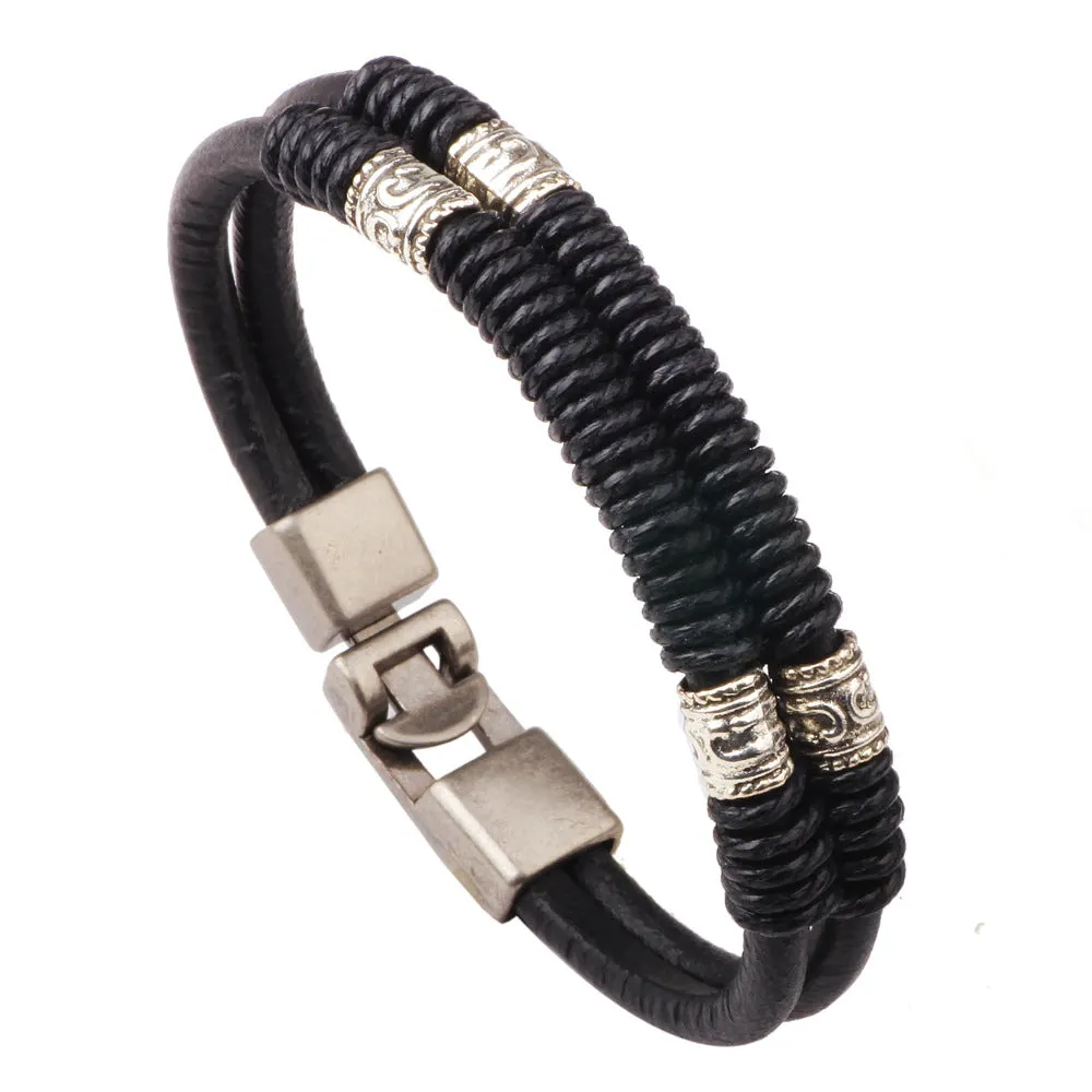 Couples Handmade Multi-layer Winding Bracelet