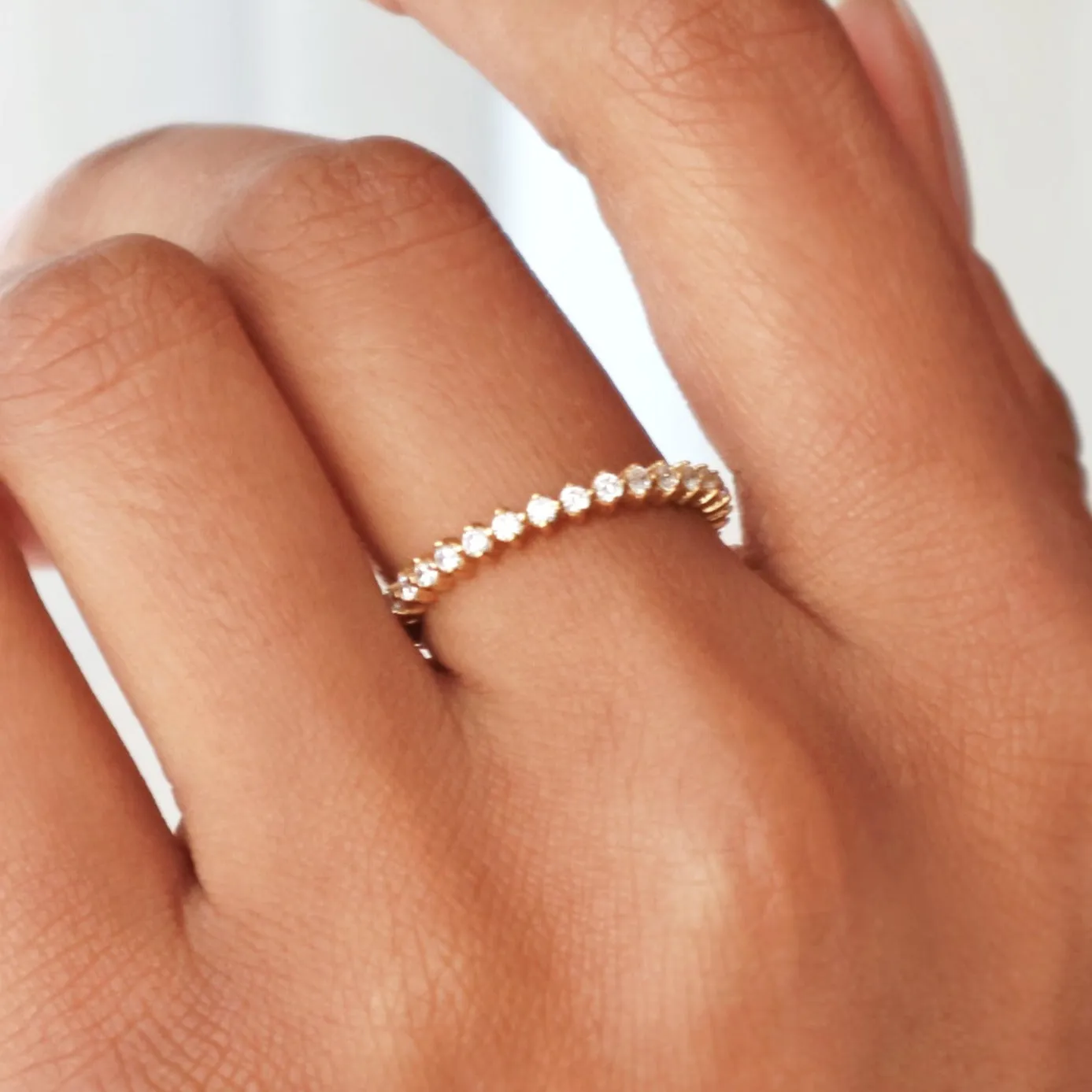Crystal Band Ring