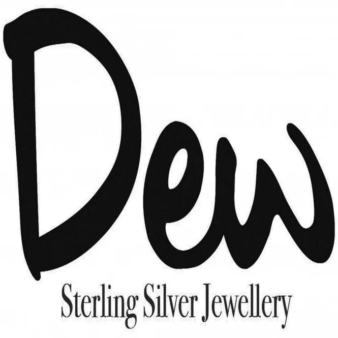 Dew Sterling Silver Blue Topaz Tear Drop Pendant 9018BT