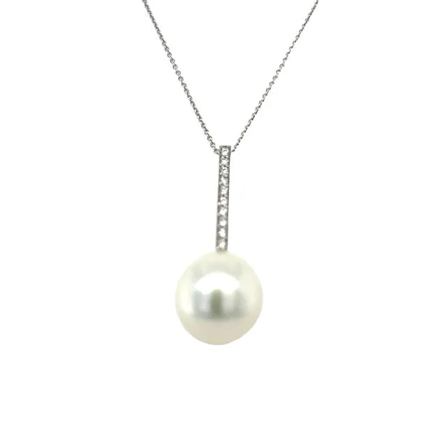 Diamond & Pearl Pendant