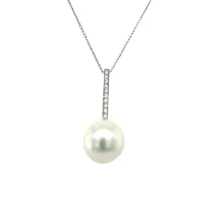 Diamond & Pearl Pendant
