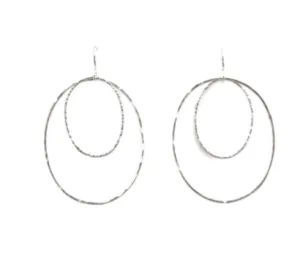 Double Oval Earrings, Small