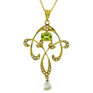 Edwardian Lavalier Pendant Necklace
