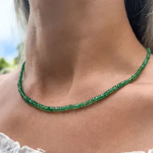 Emerald Bead Necklace