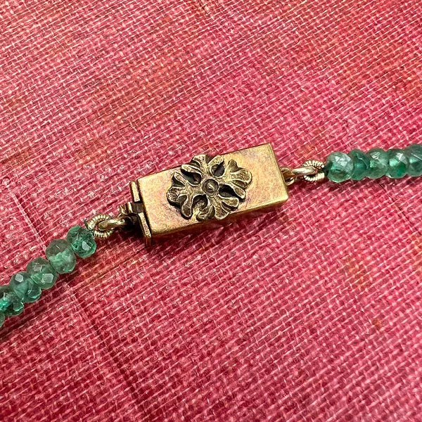 Emerald Bead Necklace