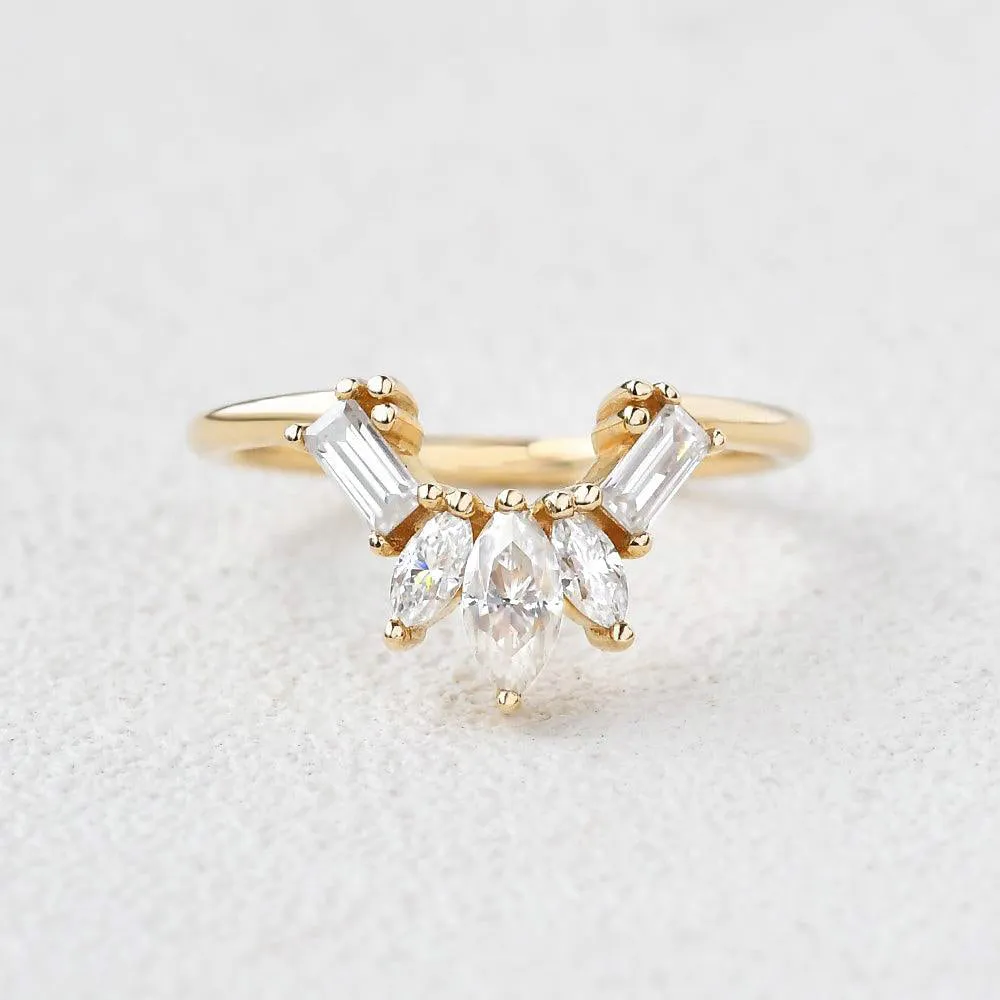 Felicegals Marquise & Baguette Statement Band