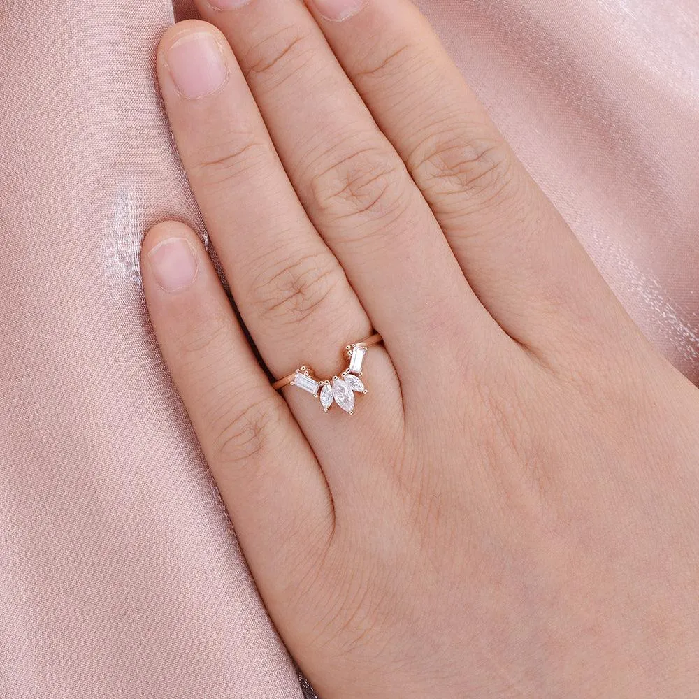 Felicegals Marquise & Baguette Statement Band