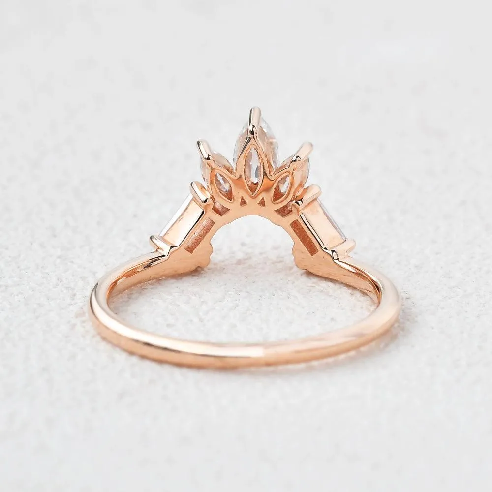 Felicegals Marquise & Baguette Statement Band