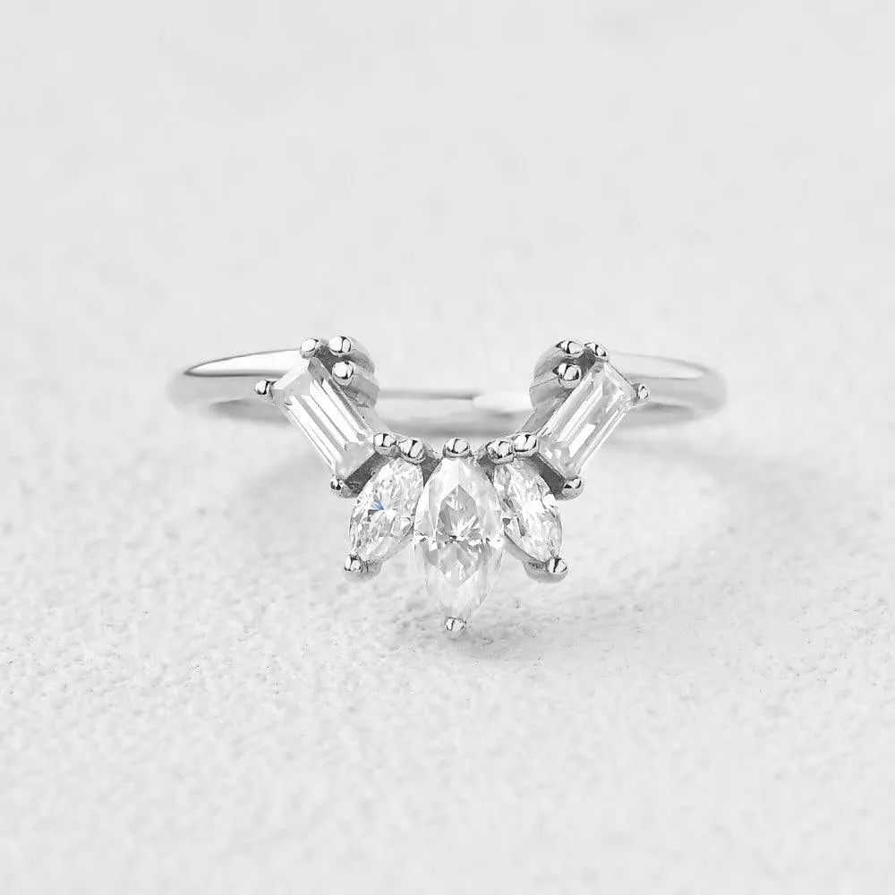 Felicegals Marquise & Baguette Statement Band