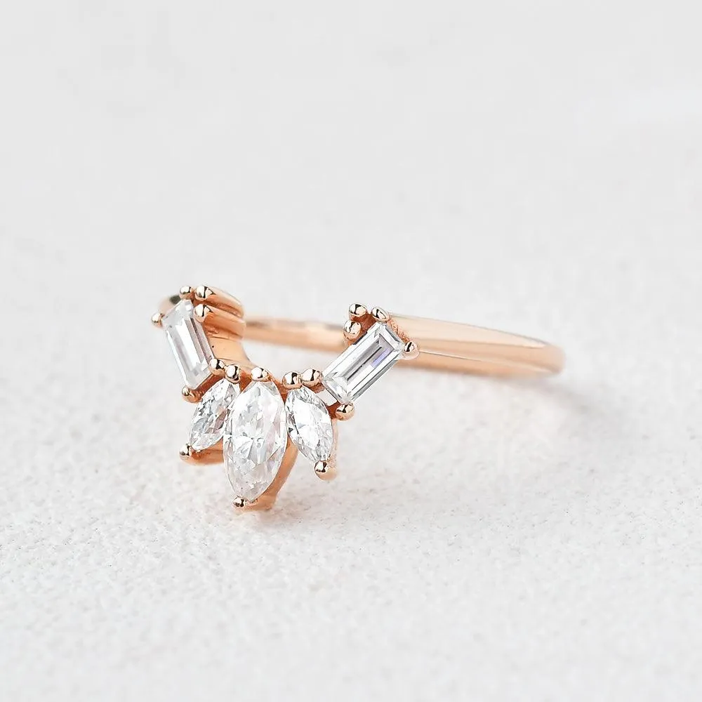 Felicegals Marquise & Baguette Statement Band