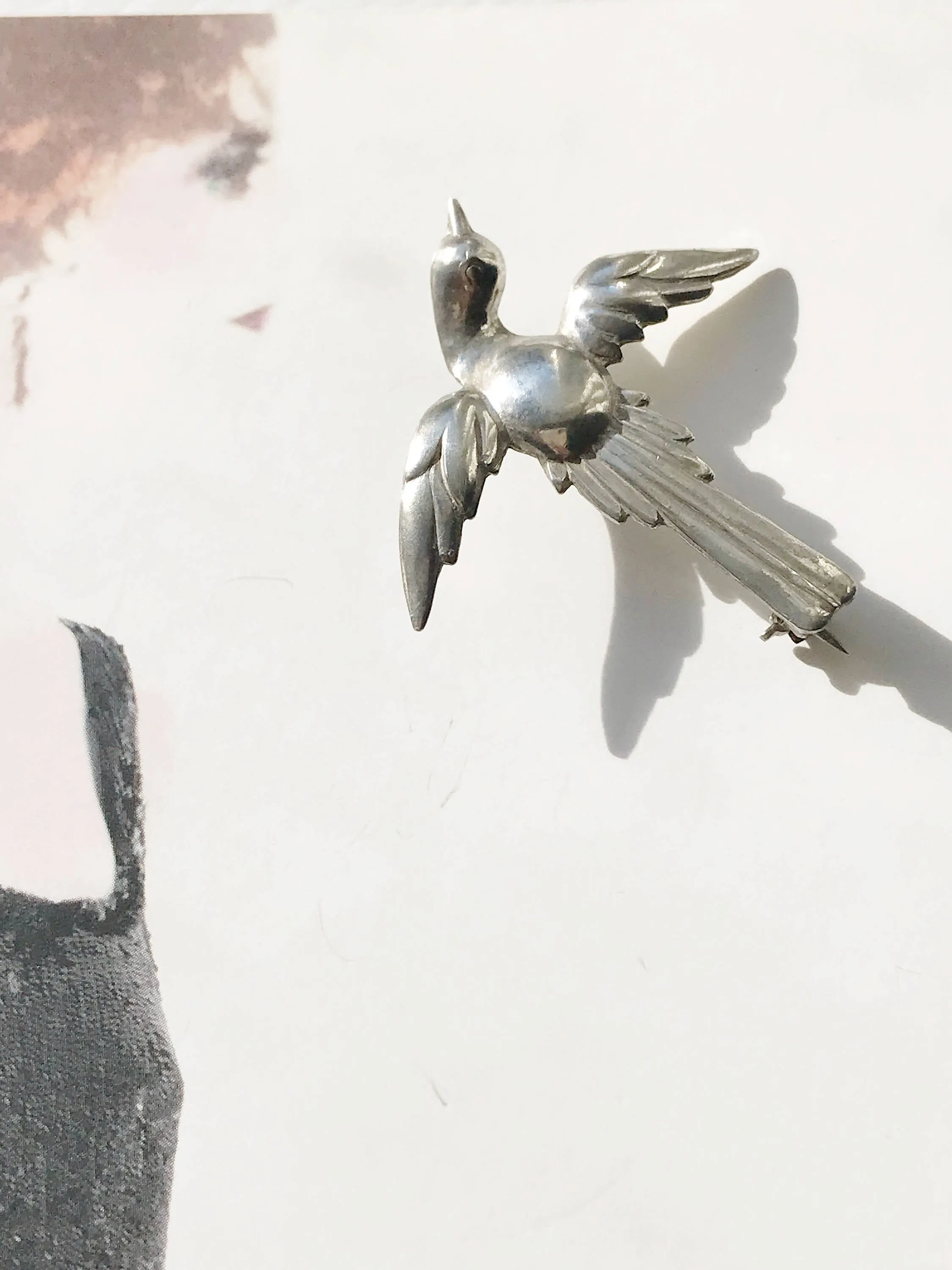 Flying Swallow Bird Pin