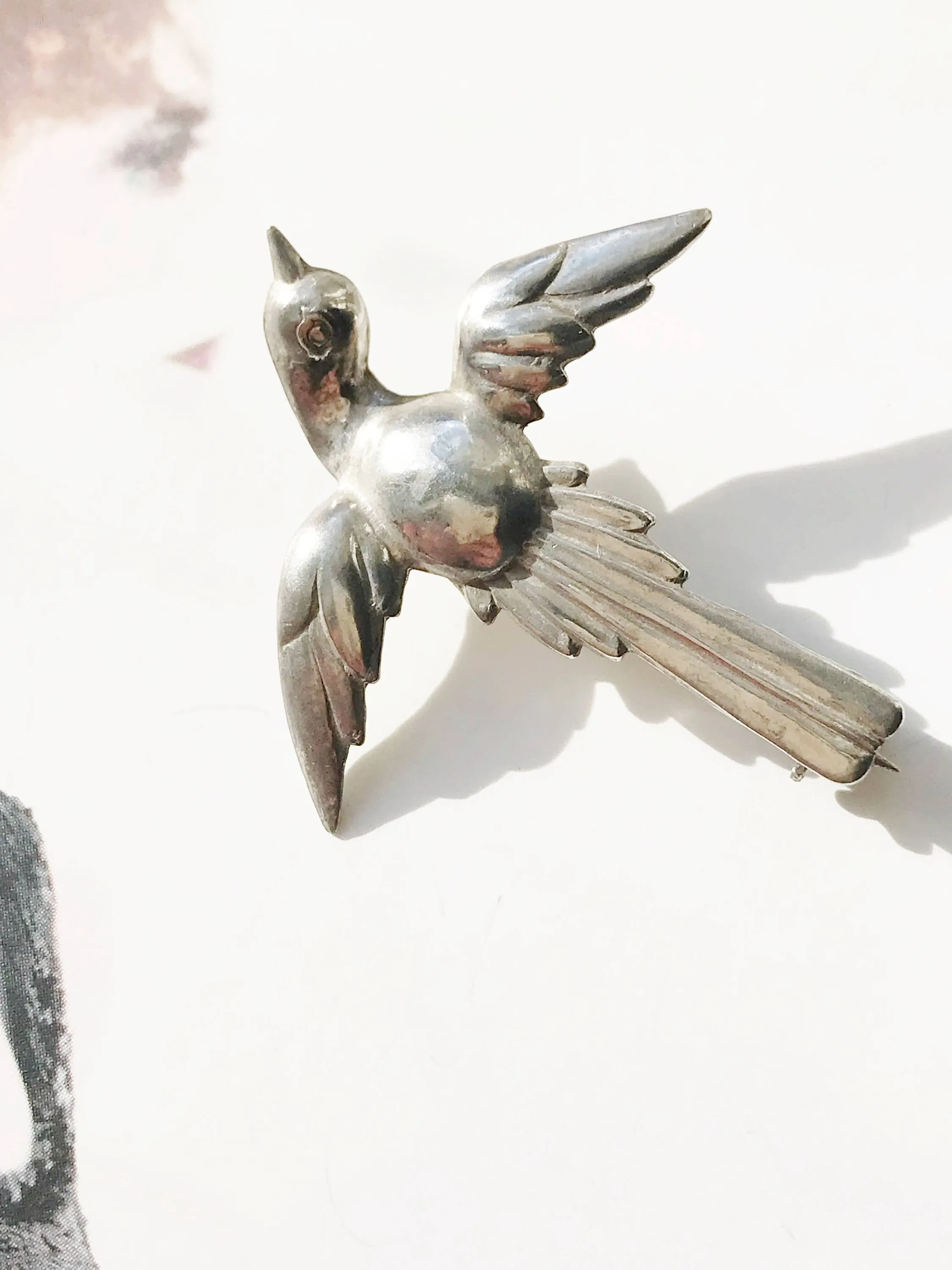 Flying Swallow Bird Pin
