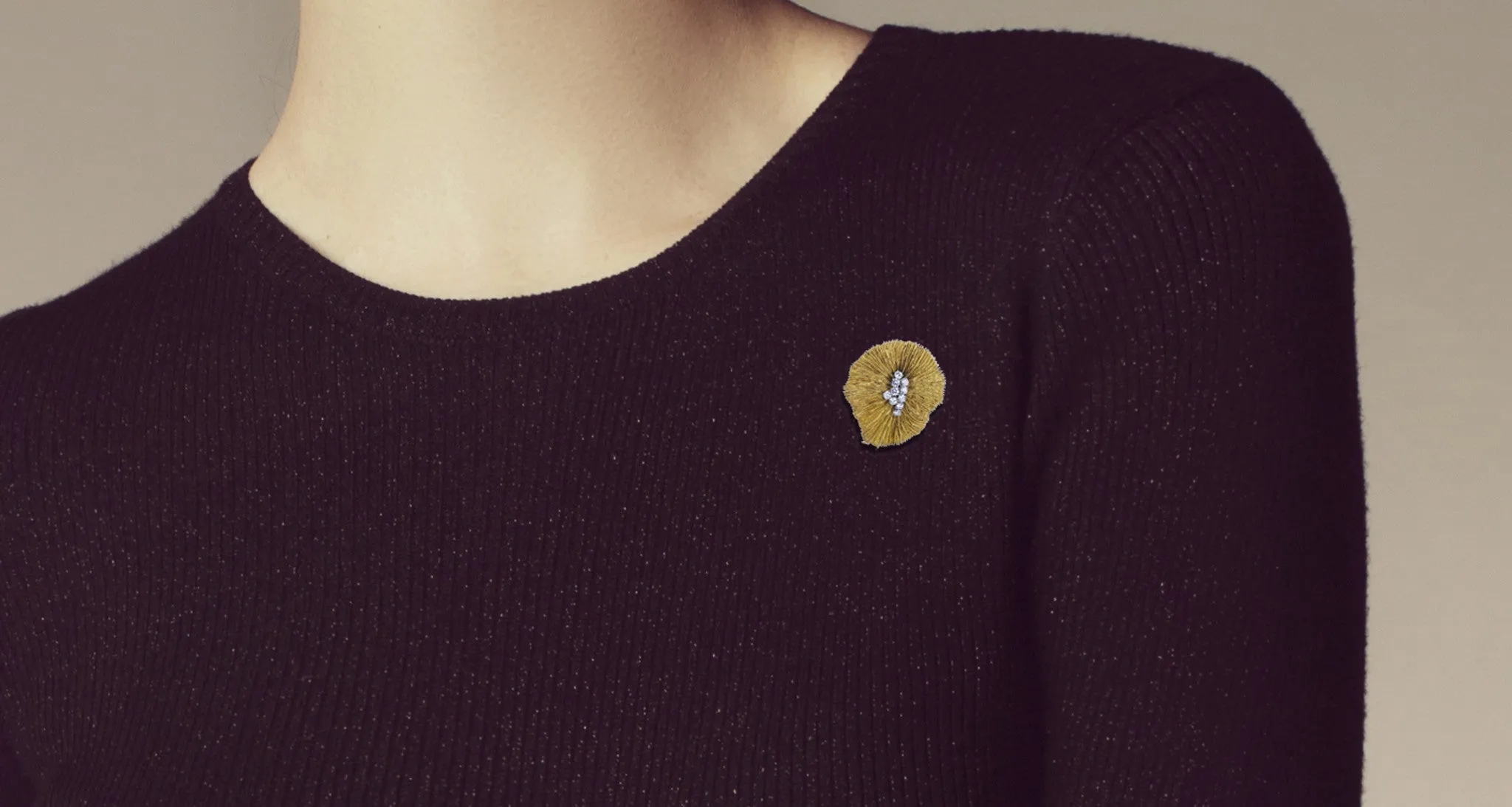 Gold & Diamond Pin