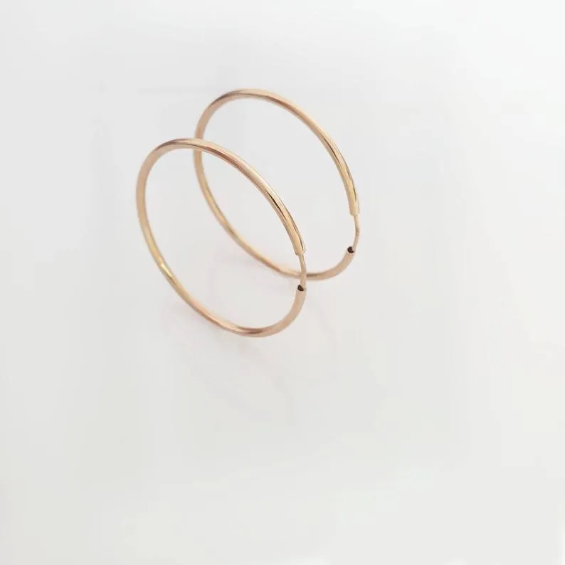 Gold Hoop Earrings