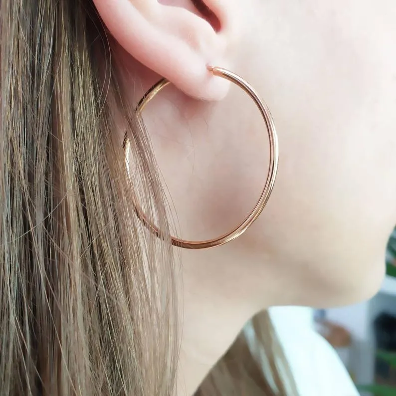 Gold Hoop Earrings
