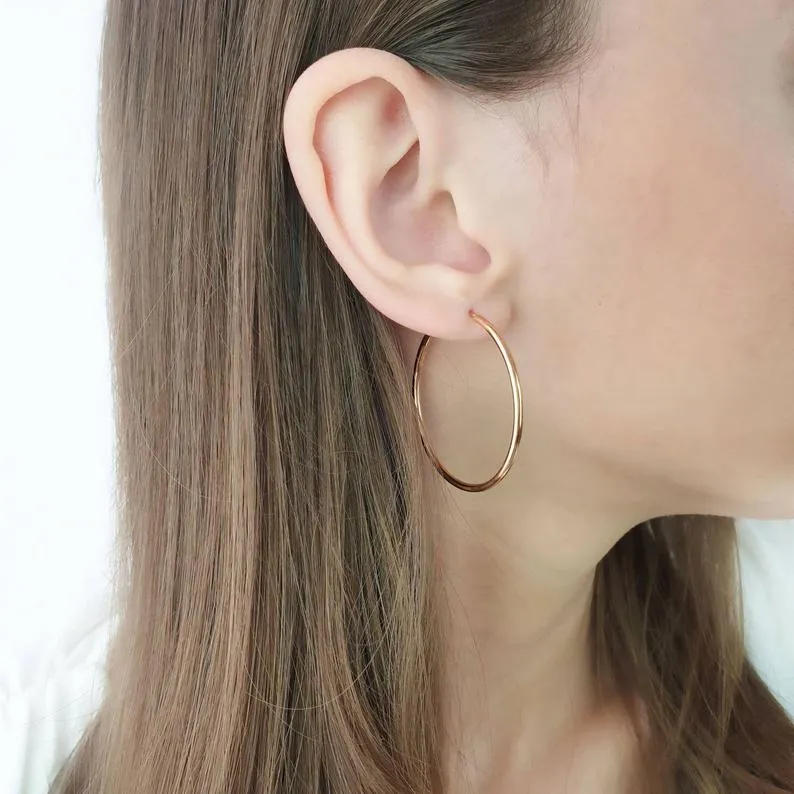 Gold Hoop Earrings