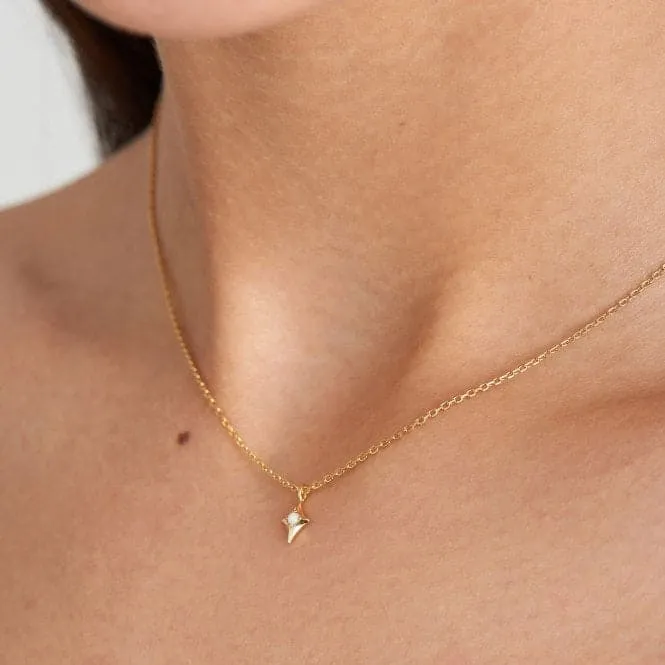 Gold Star Kyoto Opal Pendant Necklace N034-01G