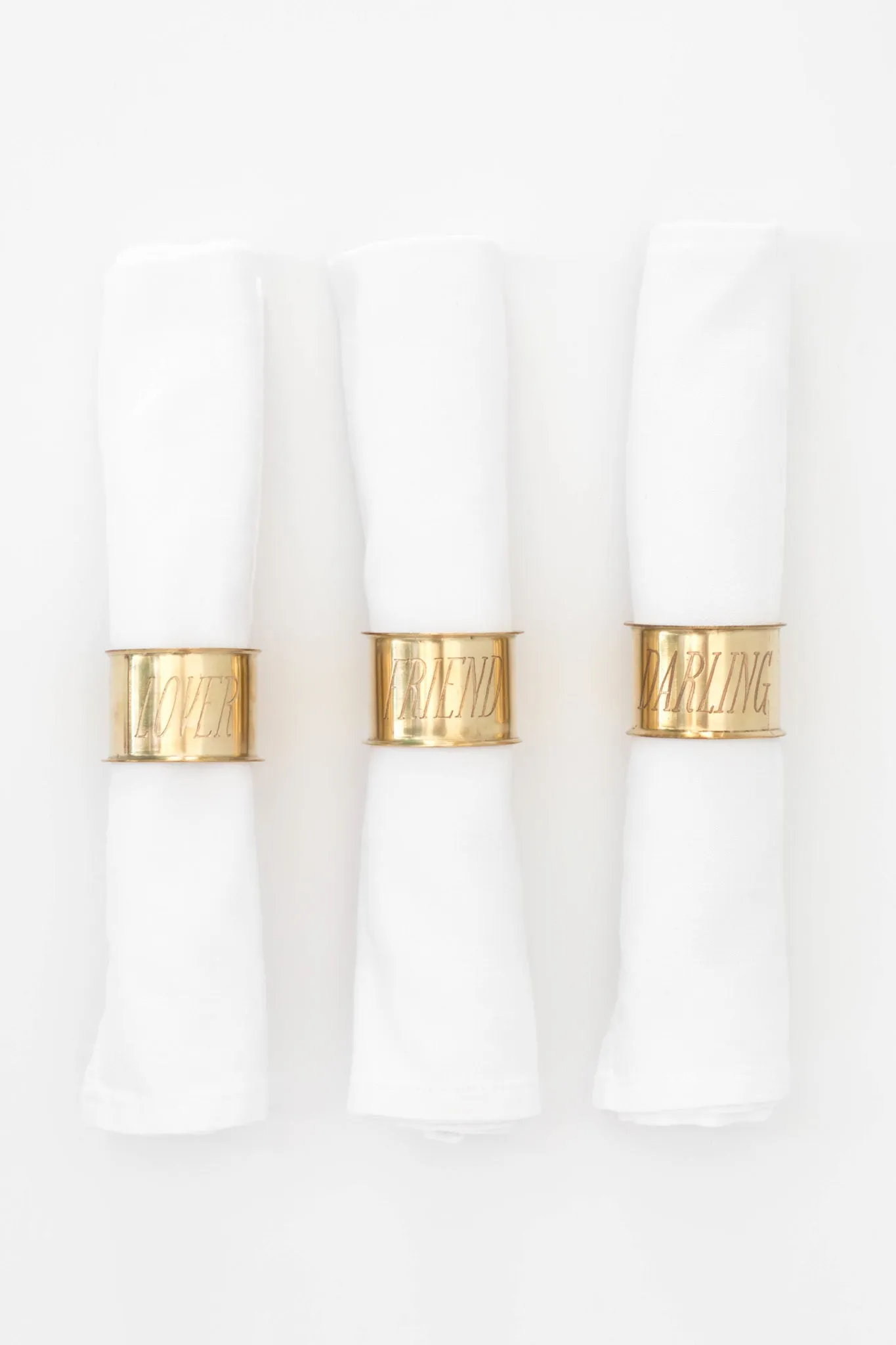 Golden Napkin Rings