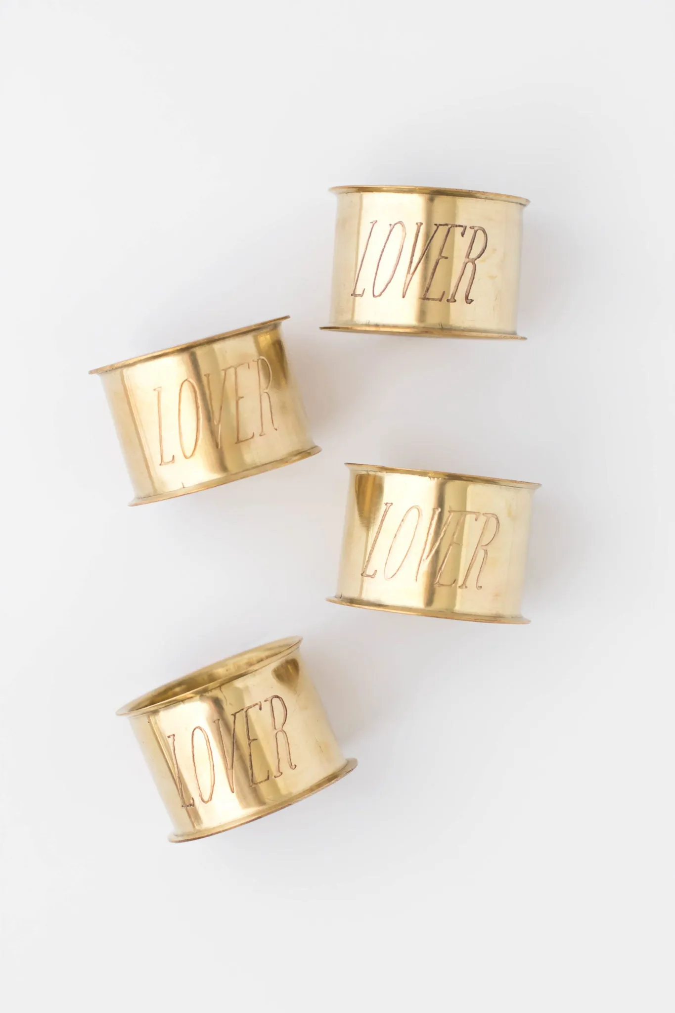 Golden Napkin Rings