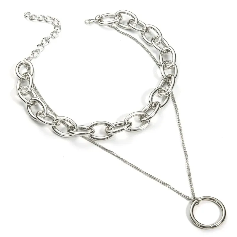 Gothic Black Choker Necklace for Women / Chain Vintage Collar Necklace