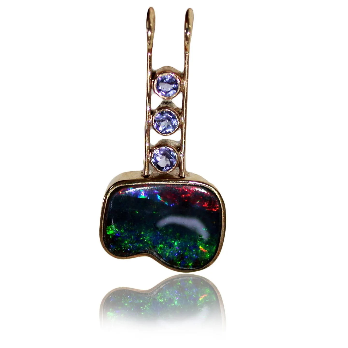 Green Red 9k Pendant