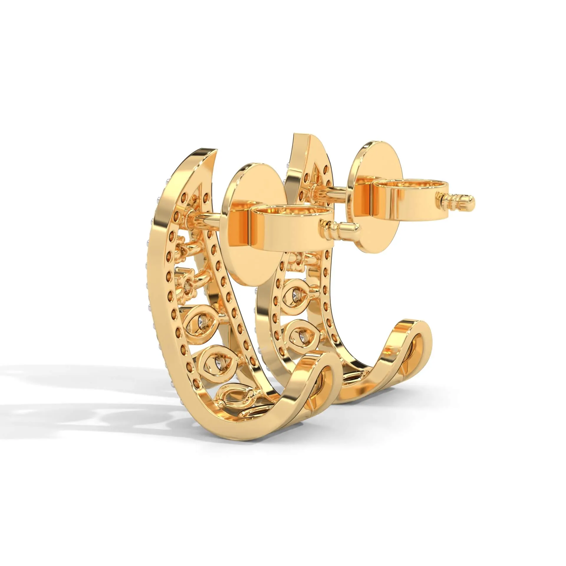 Kinarah Silver Earrings for Women | 22KT Gold Vermeil