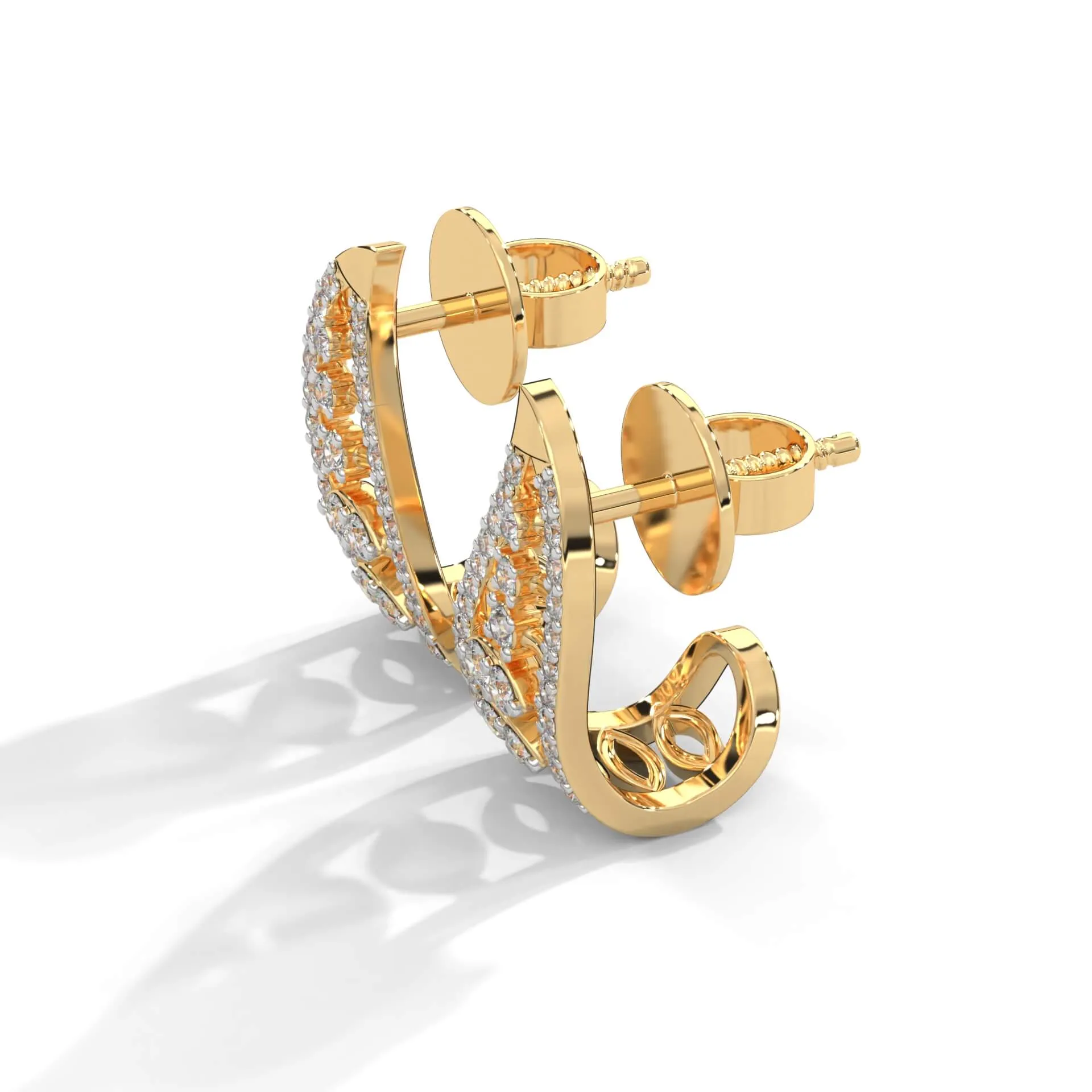 Kinarah Silver Earrings for Women | 22KT Gold Vermeil
