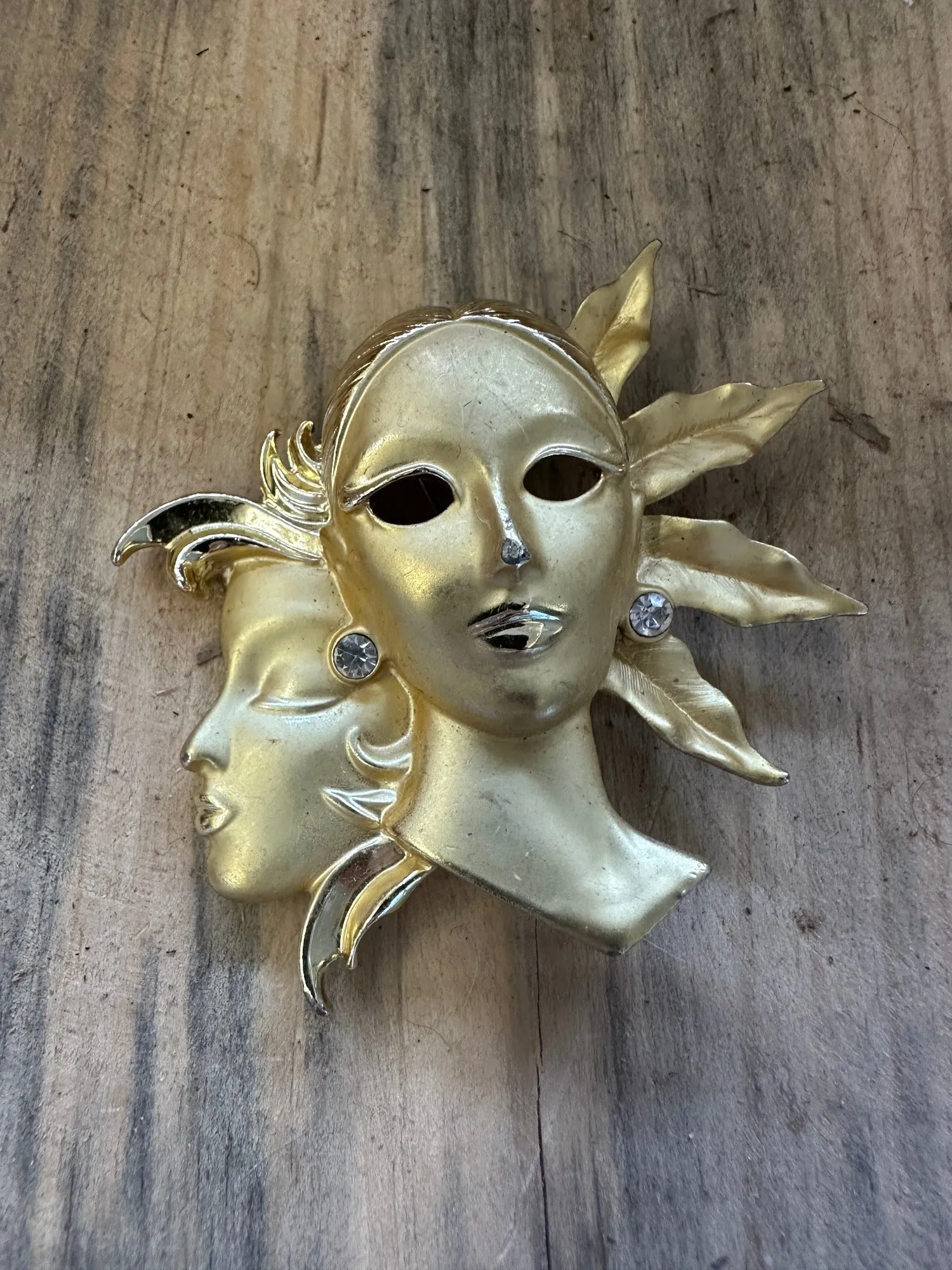 Lady In The Night Vintage Cameo Brooches & Pins