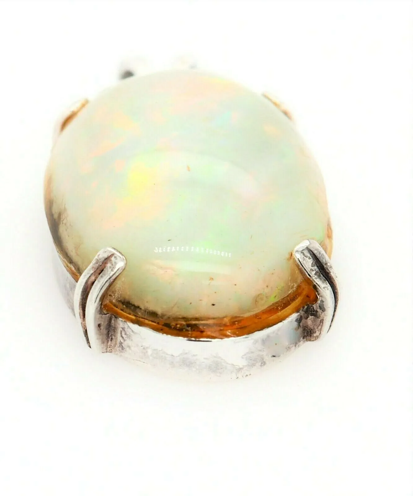 Light Opal Triplet & Sterling Silver Pendant Fine Statement Jewellery