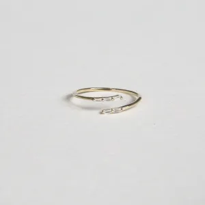 Light Square Stone Ring