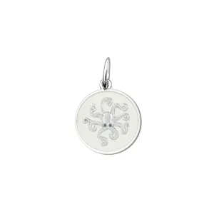 Lola Octopus Pendant - Small - Alpine White