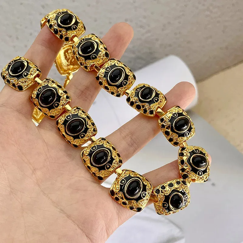 MAYTRENDS  -  Women's Delicate Jewellery Korean Style Chokers Exquisite Trendy Gold Colour Necklaces Vintage Charm Neck Chain Classic Jewelry