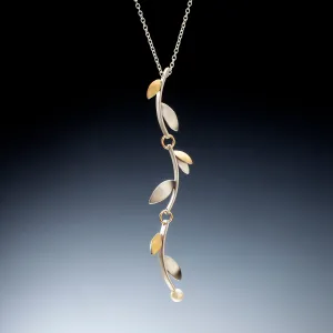 Mixed Metal Branch Pendant