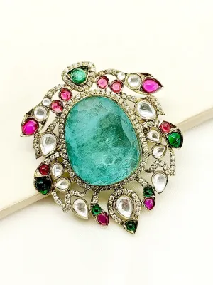 Nakul Mint Green Men's Brooch
